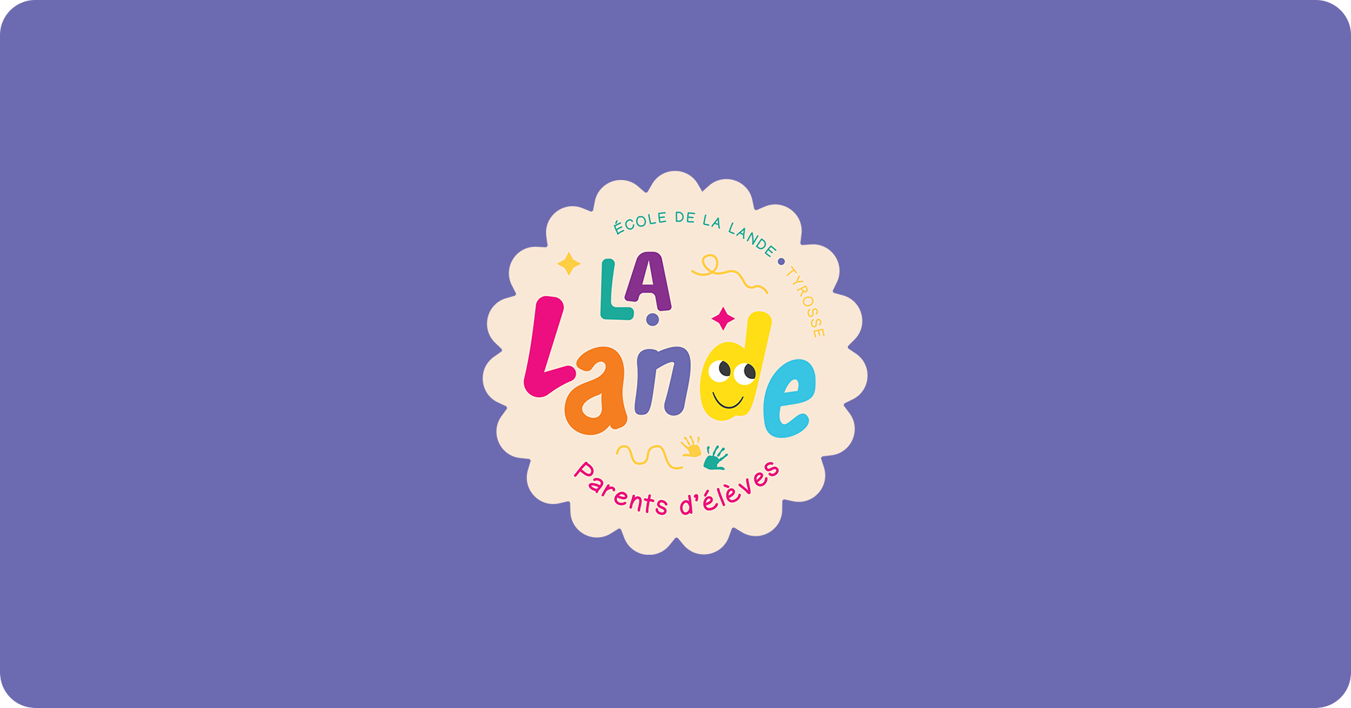 Identité pour l'APE la Lande, projet du Studio Abélia